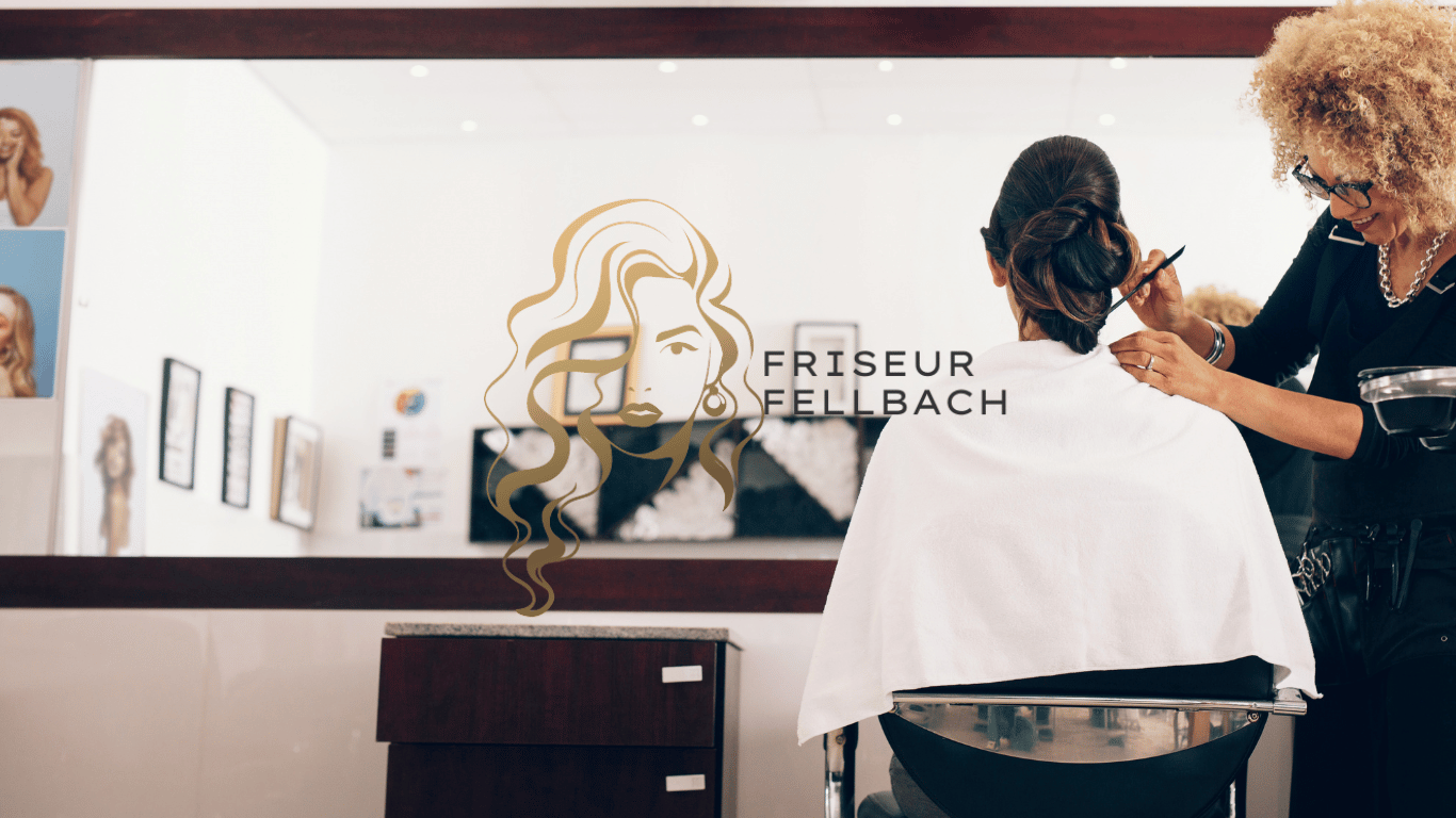 Friseur in Fellbach während eines Haarschnitts