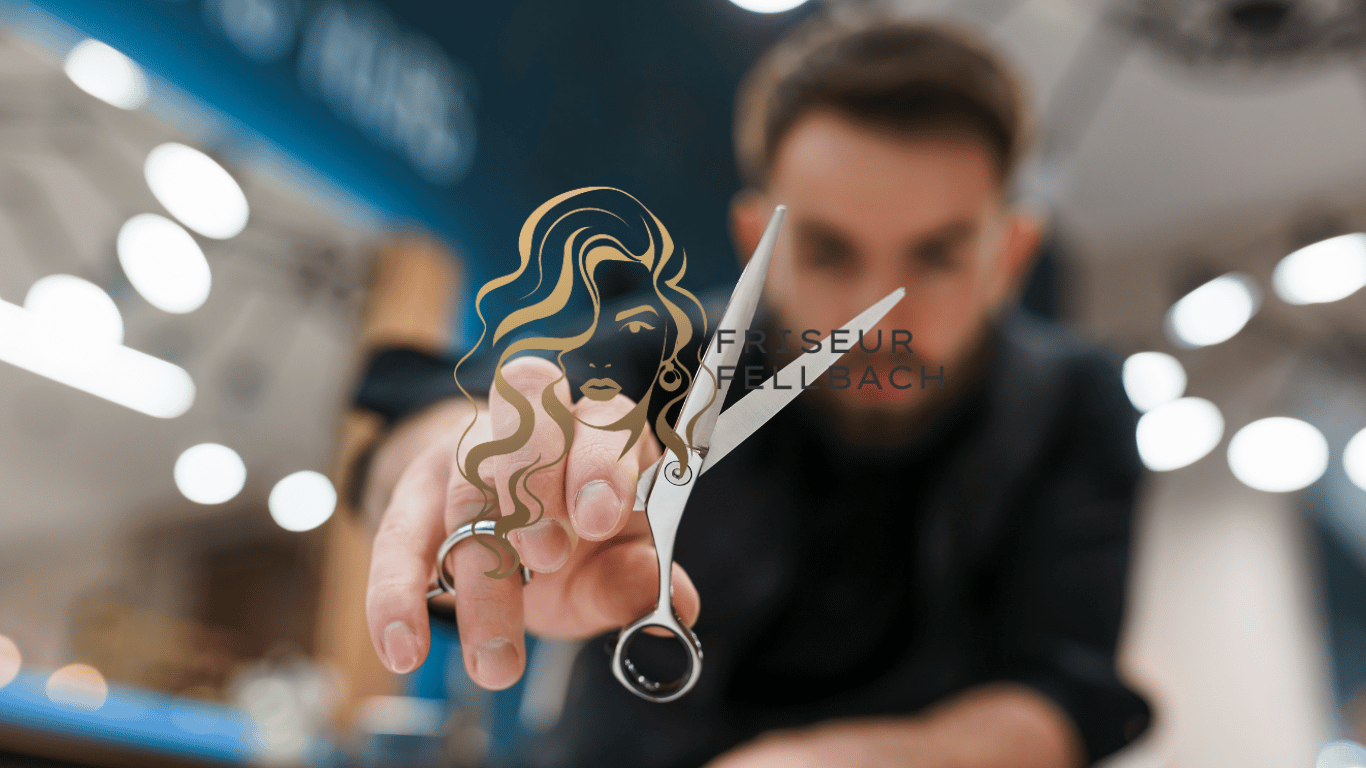 Friseur in Fellbach während eines Haarschnitts